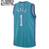 Dres Charlotte Hornets LaMelo Ball Jordan 2023-24 Classic Edition Teal Swingman - Dječji